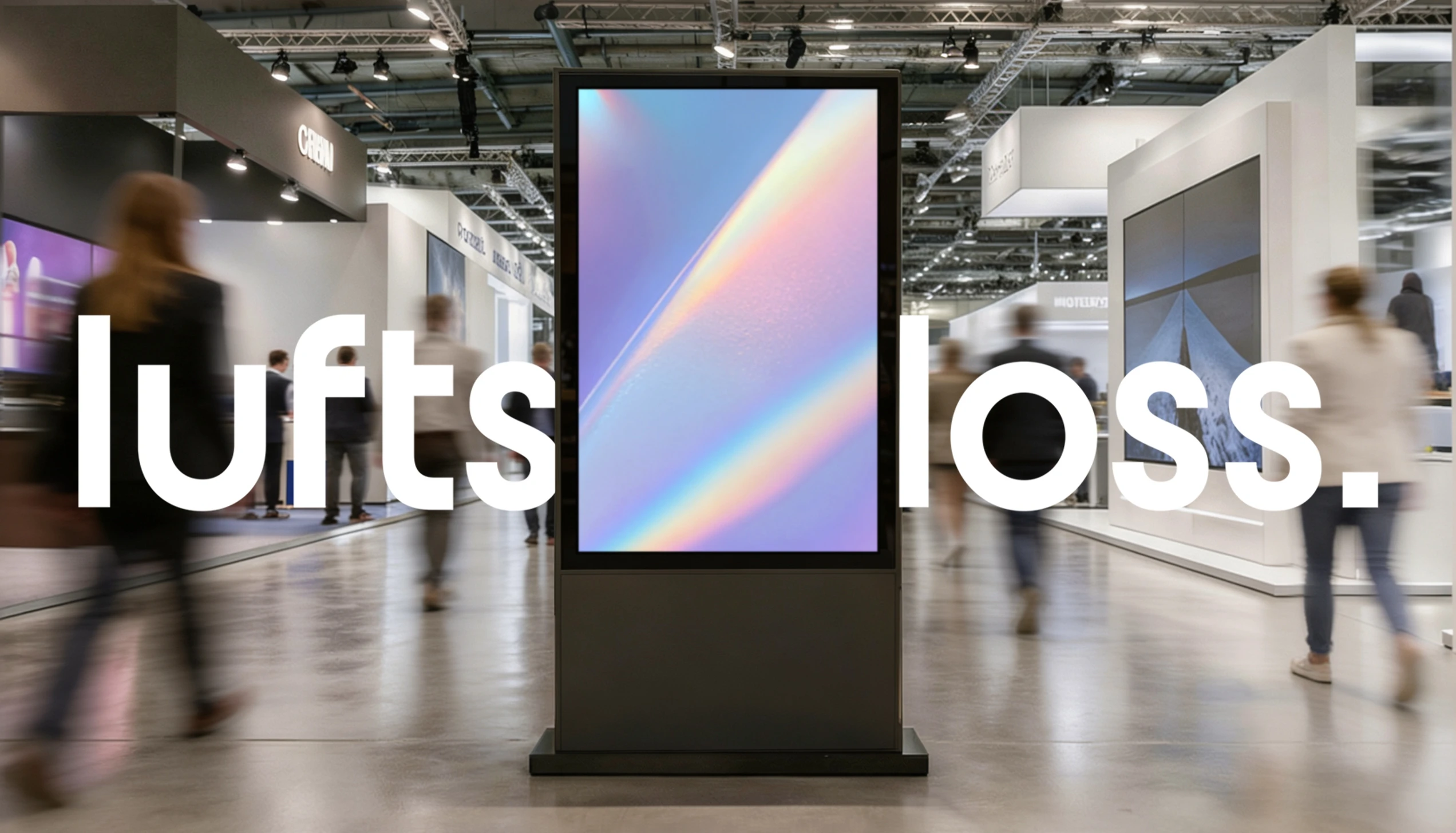 Portal auf einer Messe
